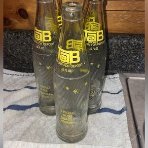 Vintage tab bottles from the 70s